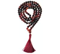 Gemaltic Healing Crystals Natural Gemstone Tasbeeh 6MM - 100 Prayer Beads Misbaha | Islamic Tasbih for Zikr, Meditation, Stress Relief & Spiritual Healing (Brown Dream Agate)