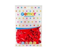 Gemar Pastel Red Heart Balloons 50Pcs Gemar Best Quality