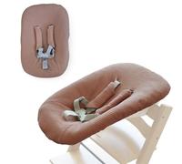 Gembebe Cotton Cover Sheet Compatible with Stokke Tripp Trapp High Chair Newborn Set (Toasted Almond)