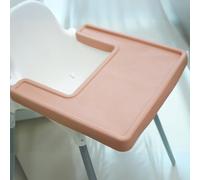 Gembebe Full Cover Silicone Placemat for IKEA Antilop High Chair, Rectangular, Terracotta, 100% Food-Safe Silicone, Dishwasher Safe