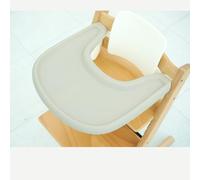 Gembebe Full Coverage Stokke Tripp Trapp High Chair Placemat | Silicone High Chair Placemat | Lightweight | Dishwasher Safe| Easy to Clean (Light Grey)
