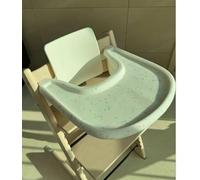 Gembebe Full Coverage Stokke Tripp Trapp High Chair Placemat | Silicone High Chair Placemat | Lightweight | Dishwasher Safe| Easy to Clean (Rainbow Sprinkles)