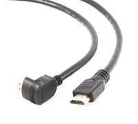 CC-HDMI490-10 Cable HDMI 2.0 HDMI plugHDMI 90° plug3 metersblack GEMBIRD