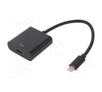 Gembird USB C to HDMI Video Adapter, 15cm, black