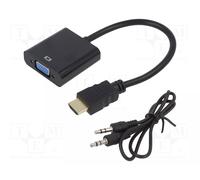 Gembird A-HDMI-VGA-03 Video Cable Adapter 0.15 M