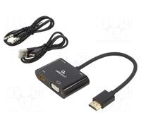 GEMBIRD A-HDMIM-HDMIFVGAF-01 Adapter