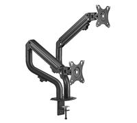 Gembird Adjustable Desk Stand with Mounting Arm for 2 Screens (tilting), 17"-32", up to 8 kg Brand