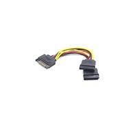 Gembird Cable Alim. SATA (M)-(H) Flat 0.15 MTS