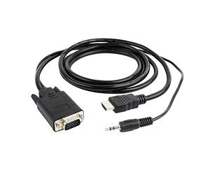 Gembird CABLE HDMI-VGA +3.5mm/1.8m A-HDMI-VGA-03-6