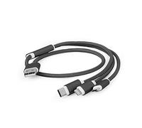 Gembird CABLE USB CHARGING 3in1 1M/BLACK CC-USB2-AM31-1M EMBIRD