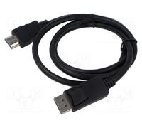 Gembird> HDMI Cable Displayport (M) - 1 M-CC-Dp-HDMI Cable 1 M