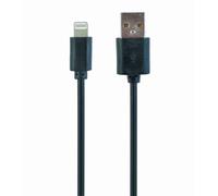 GEMBIRD CC-USB2-AMLM-1M Cable (USB 2.0 M - Lightning M; 1m; black)