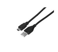 Gembird 1.8 m USB 2.0 A/Mini USB 1.8 m USB 2.0 A-Male to Mini-B Black USB Cable - USB Cable (1.8 m; USB A; mini USB B, male/male, black)