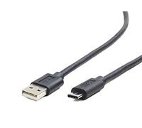 Gembird CCP USB2 Amcm 1 m USB 2.0 to Type C Cable AM/CM, 1 M, Black