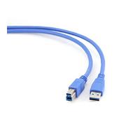 Gembird CCP-USB3-AMAF-6 High End USB 3.0 Cable/USB A Male to USB B Male / 1.8 m/Blue