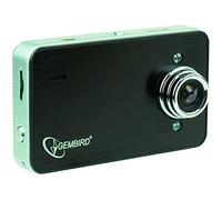 Gembird DCAM 005 Dashboard Car Camera and MIC, Wide Angle Lens, Metal Black