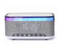 Gembird Digital Alarm Clock with 15W Mobile Phone Wireless Charging and Speaker