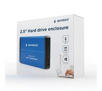 Gembird EE2-U3S-2-B - HDD enclosure - 2.5" - SATA - USB connector - Blue