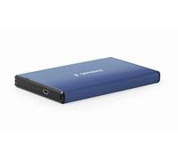 Gembird EE2-U3S-3-DB CAJA EXTERNA HDD USB 3.0 2.5 Inches Aluminium CEPILLADO AZUL