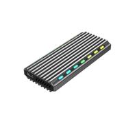 GEMBIRD EE2280-U3C-03 USB 3.1 enclosure for M.2 NVMe drives RGB aluminium