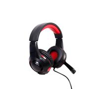 GEMBIRD GAMING 5.1 USB SURROUND HEADPHONES BLACK/RED, MICROPHONE, VOLUME CONTROL