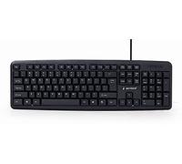 Gembird KB-U-103-RU USB QWERTY Keyboard English Russian Black - Keyboards (Standard, USB, Membrane Keyboard, QWERTY, Black)
