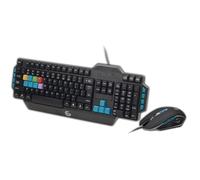 Gembird KBS-UMG-01-DE keyboard Mouse included Gaming USB German Black