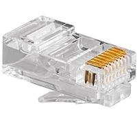 Gembird Modular Lan Plug 6U Gold Plated - Set of 100 Pieces