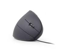 Gembird MUS-ERGO-01 Ergonomic mouse USB Optical Black 6 Buttons 12...