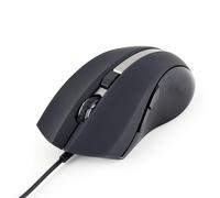 Gembird MYSZ MUS-GU-02 USB G-Laser 2400DPI 6-PRZYCISKóW Czarna
