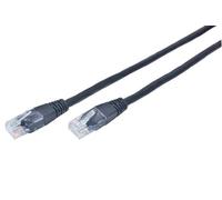 Gembird Patch Cord Cat.5e UTP 0.25m - networking cables (Cat5e, U/UTP (UTP), RJ-45, RJ-45, Male/Male, Black)
