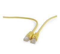Gembird PP12 - 1 m/y 1 m CAT5e U/UTP (UTP) Yellow - Network cable CAT5e, RJ-45, RJ-45, Male/Male, Gold, 10/100/1000Base-T (X)