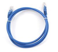 1 pcs x GEMBIRD - PP12-1M/B - Patch cord, U/UTP, 5e, stranded, CCA, PVC, blue, 1