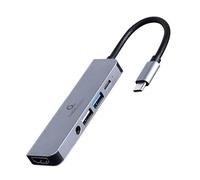 Gembird RIV009 USB Type-C 5 in 1 HUB HDMI PD Audio Multiport Adapter
