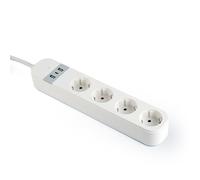 GEMBIRD TSL-PS-S4U-01-W Power strip