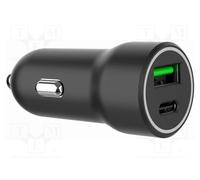 GEMBIRD TA-UC-A2PDQC20-CAR-01 USB power supply