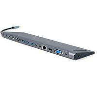 Gembird USB Type-C 9-in-1 Combi Adaptor Space Grey