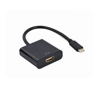 Gembird USB Type-C to HDMI 4K 30HZ 15CM Black Adapter Cable
