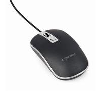 Gembird Wired Optical Mouse USB Black Silver