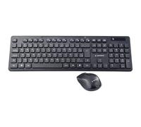 GEMBIRD Wireless Desktop Set Black DE Layout