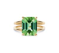 Gemdaia Lagoon Tourmaline Cocktail Ring - UK - N / US - 7