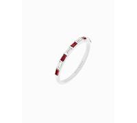 Gemdaia Ruby Serenity Ring - 14K White Gold - UK - L / US - 6
