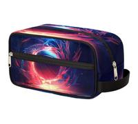GeMeFv Sport Ball Basketball Toiletry Bag Hanging Cosmetic Bag Portable Travel Makeup Bag Large Capacity Shaving Bag for Men Women, Sport Ball Basketball, 10.5×4.4×5.3 in