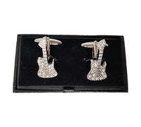 Gemelli - Tie Studio Crystal Guitar Cufflinks