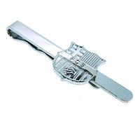 Gemelolandia FC Barcelona Silver Tie Clip | Pisa Ties for Weddings and Formal Events - Gives an Elegant Touch | Tie Clip For use at Weddings and Formal Events - Gives an Elegant Touch