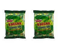 Gemeric Parle Kaccha Bite 291g (Pack of 2) - Kaccha Mango Flavored Candy - Tasty Digestive Tablets - Easy To Carry Anywhere