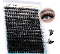 GEMERRY 280Pcs Individual Eyelashes Cluster Lashes D Curl 100D 10-18mm Lash