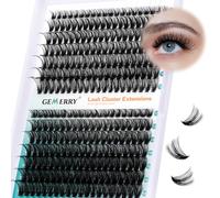 GEMERRY 280Pcs Individual Eyelashes Cluster Lashes D Curl 40D+50D 10-18mm