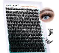GEMERRY 280Pcs Individual Eyelashes Cluster Lashes D Curl 60D 10-18mm
