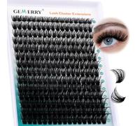 GEMERRY 280Pcs Individual Eyelashes Cluster Lashes D Curl 80D 10-18mm
